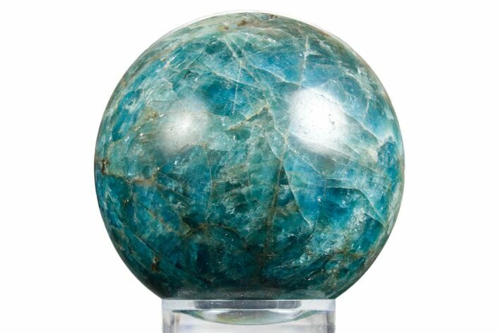 Bright Blue Apatite Sphere - Madagascar #334062